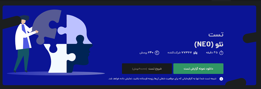 تست های رایگان خودشناسی در جاب ویژن پرو